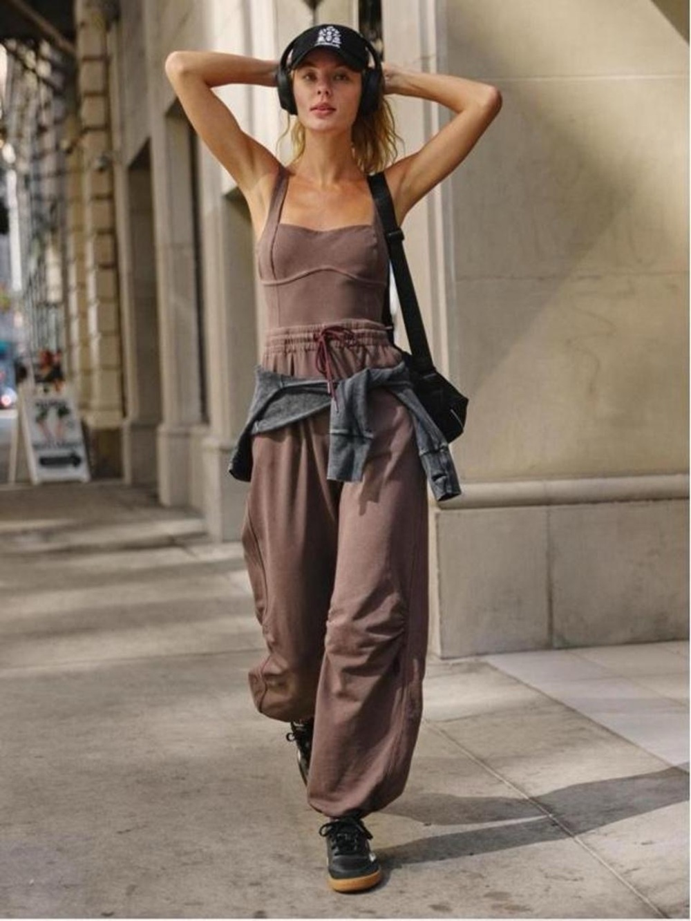 FP Movement by Free People Brown Sleeveless Jumpsuit Romper - Picture 4 of 8